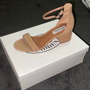 Steve Madden Ireneew Tan Nubuck Sandals